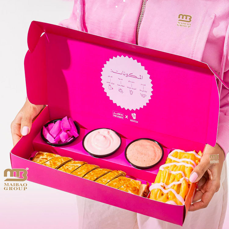 caja de hamburguesas única
