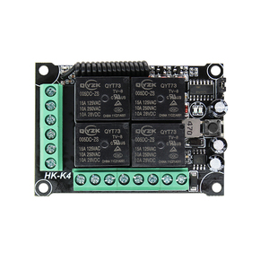 315 433MHz Empfänger 4-Kanal-Relaissteuerung 12-48V DC 10 Ampere Relais schalter Funks teuerung - Product Image 4