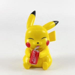 6Pcs/Set Pvc Pika-chu Action Figure Model Poke-mon Doll Eating Snacks Pika-chu Action Figure Pokemones Anime Figure - Product Image 5