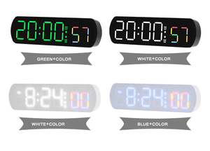 BSCI Factory New Custom Electric Timer Count Up Countdown Digitaler Farb alarm Snooze Voice Control Table LED-Uhr - Product Image 6