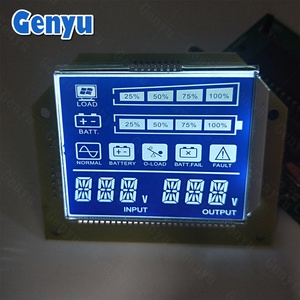 Benutzerdefinierte lcd display 16 segment tn lcd 14 Segment große 7 Segment Lcd Display Digit HTN STN Monochrome Display