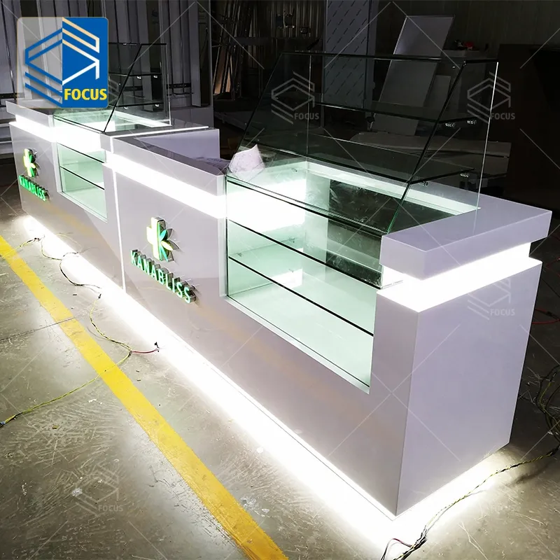 Glass Showcases Display Smoke Shop Smoke Shop Display Table Luxury Tobacco Shop Decoration