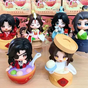 SDT fabrika Tian guan ci fu şekil 12cm sevimli cennet yetkilileri nimet Hua Cheng Xie Lian şekil, Kawaii PVC heykelcik - Product Image 2