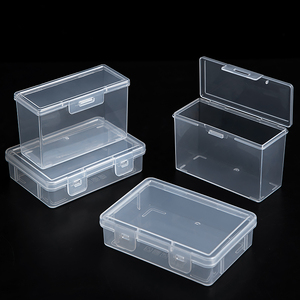 Caja de almacenamiento de cuchara de leche en polvo PP multifuncional, contenedor de plástico transparente Rectangular portátil, tamaño pequeño - Product Image 5