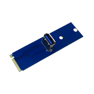 <strong>PCI</strong> E PCIe <strong>PCI</strong>-E USB 3.0 Port Female to NGFF M.2 M Male Network Adapter Converter Card Conversion Key 2280 - Product Image 1