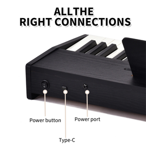 Kerid 49-Key Bằng Gỗ Nhỏ Đàn Piano Trẻ Em Bàn Phím Kỹ Thuật Số Cho Người Mới Bắt Đầu Đa Chức Năng Nhà Organ Bé Đồ Chơi Cho Bé Trai Cô Gái - Product Image 3