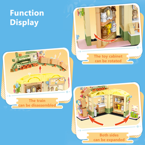 617006 <strong>Toy</strong> Store City Street Scene Creative Small Particle Model Educational Building Block <strong>Toy</strong> Set Kids Unisex <strong>Toy</strong> Decoration - Product Image 4