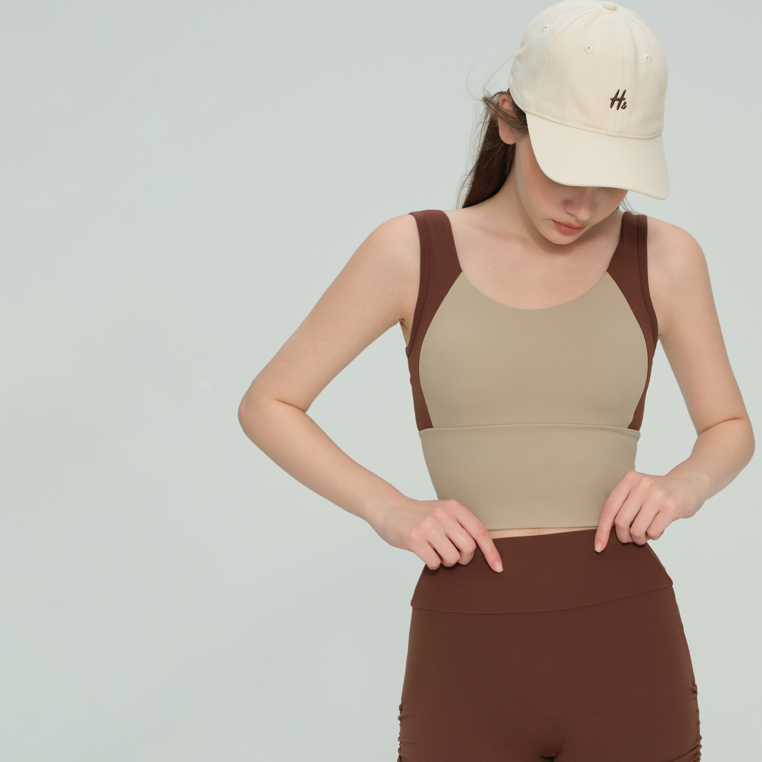 Khaki & Chestnut Brown