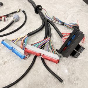 ชุดสายไฟเครื่องยนต์ LS1 4L60E DBC แบบแยกส่วน 8 ชิ้น สำหรับอะแดปเตอร์ <span class=keywords><strong>Delphi</strong></span> ทำจาก PVC สำหรับ Chevrolet GMC CADILLAC 4.8 5.3 6.0L ปี 1997-2006 รุ่น US - Product Image 4