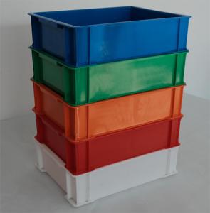 Warehouse Turnover Stackable Plastic Box Storage Moving Crate PP Material Solid Plastic - Product Image 6