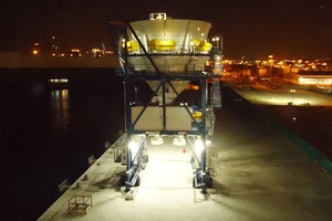 Nueva boquilla de carga sin polvo, sistema de tolva de supresión de polvo, puerto de carga de camión de contenedores ferroviarios con núcleo de engranaje de bomba de Motor - Product Image 3