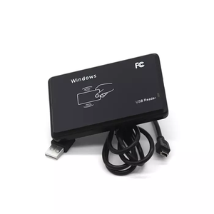 LF ID 125KHz/<strong>HF</strong> IC 13.56MHz USB/RS232 Smart Proximity RFID Contactless Desktop Card <strong>Reader</strong>