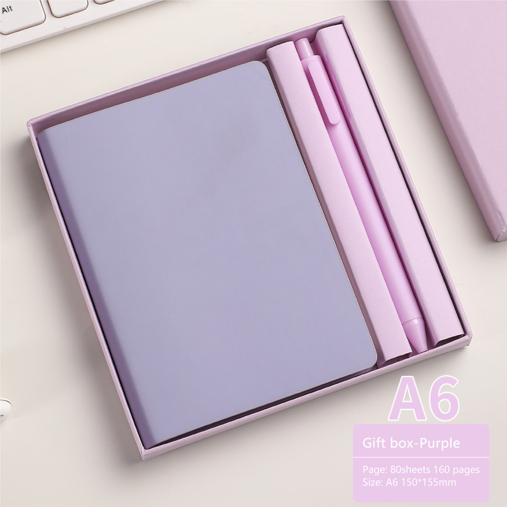 Purple pen set