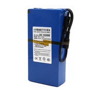 DC 122000 12V 20000mAh Lithium Ion <strong>Battery</strong> with 5521 Connector and Power Display for Camera - Product Image 6