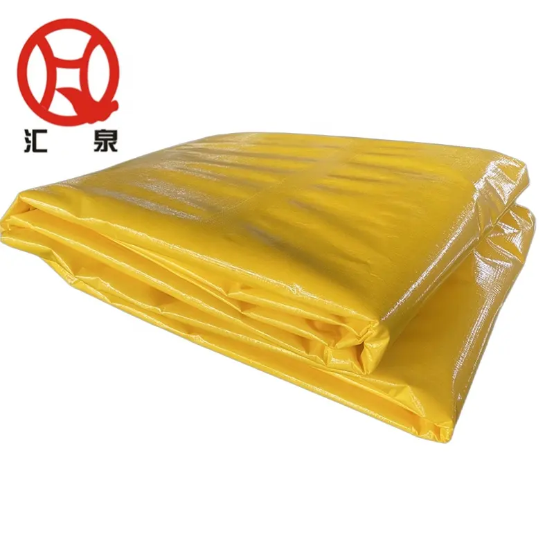 Usine Pe dans d'autres tissus Chine couleur bâche imperméable robuste 200gsm jaune couverture imperméable personnalisé tissé enduit