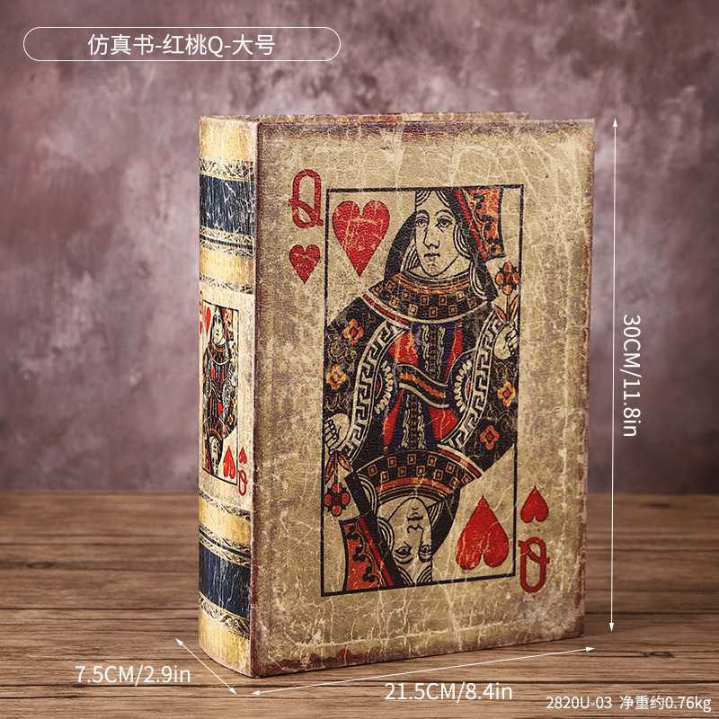 2820U-03 Livre de simulation - Reine de Cœur - Grand format