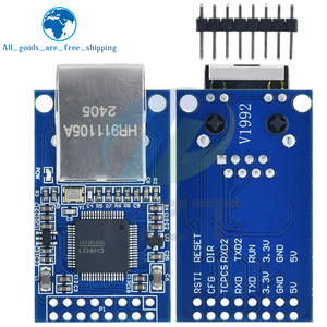 Modulo di rete CH9121 UART porta seriale al modulo Ethernet modulo seriale server modulo di rete TZT TCP/IP 51/STM32 3.3V 5V