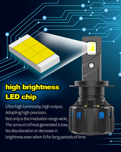 New A10 <strong>LED</strong> H4 H7 Car Headlight Bulbs 12V Volta for <strong>BMW</strong> 3 Series 2010 Coupe 120 Watts <strong>LED</strong> Chip Light Source - Product Image 5