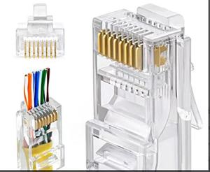 4 pares de cable de conexión UTP FTP Cat5e Cat6 cable de red conector RJ45 - Product Image 4