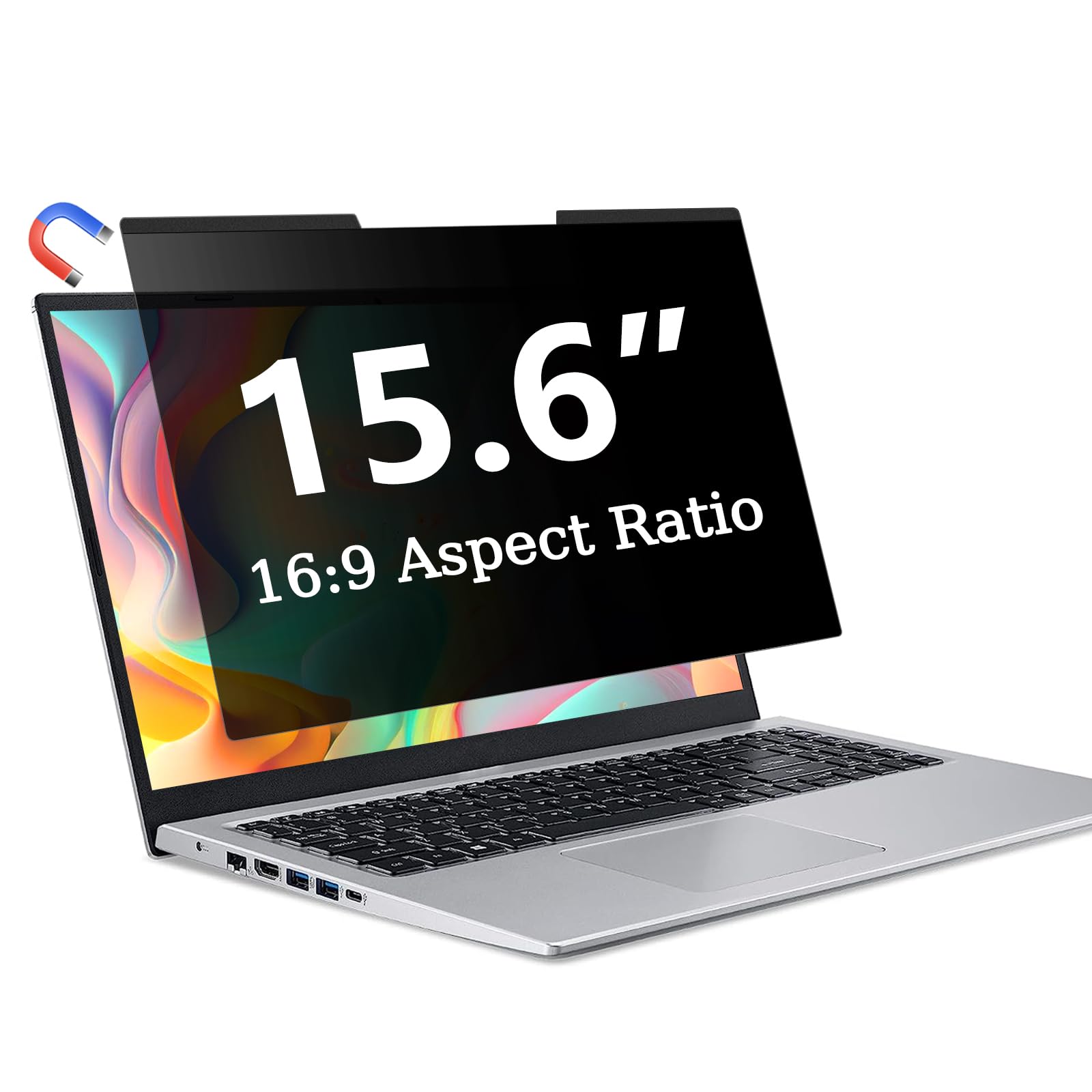 Black For 15.6 In 345x194mm