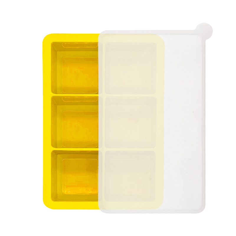 Jaune avec couvercle
