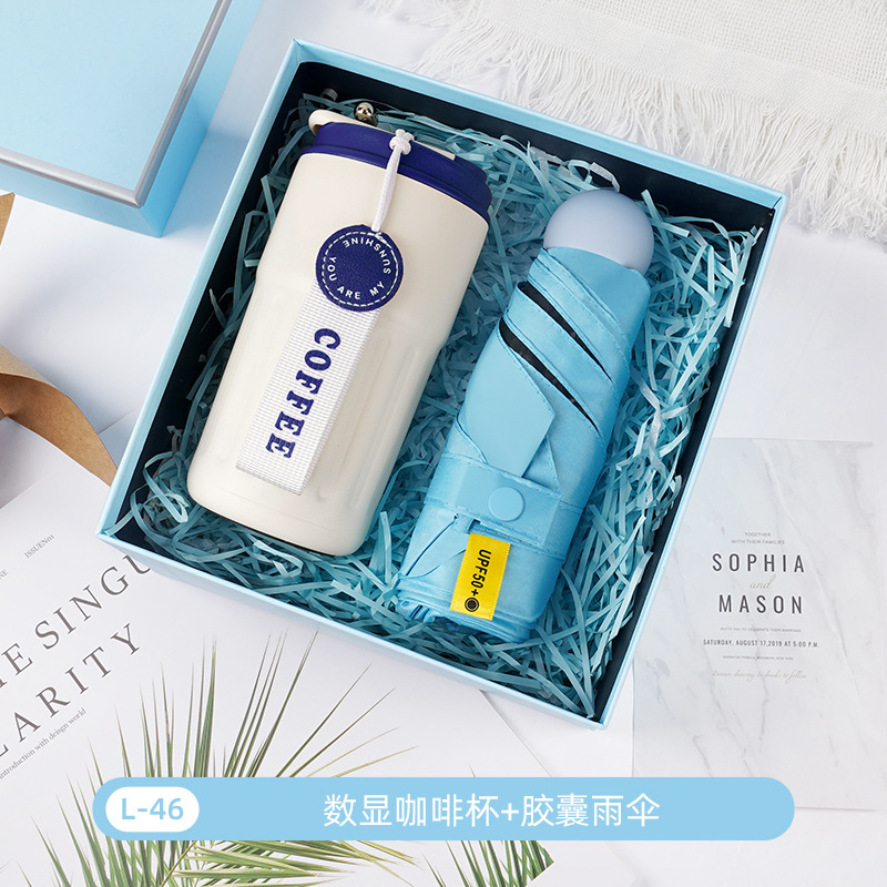 Coffee cup capsule umbrella