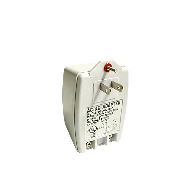 Transformador de campainha, 24vac 40va plugue em transformador de campainha compatível com anel campainha ninho ecobee sensi e termostato honeywell