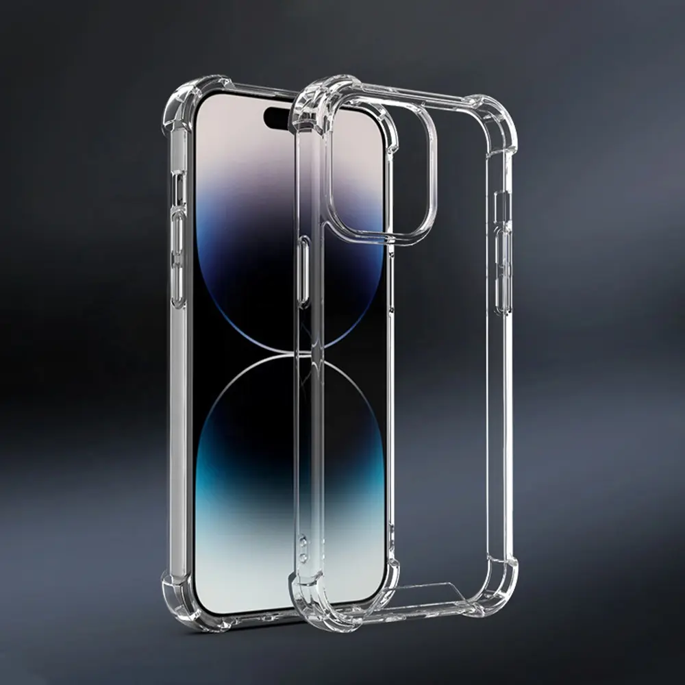 For IPhone 15 Case,New Crystal Clear PC TPU Bumper Shockproof Airbag Phone Case For IPhone 15 Pro 15 Plus Funda