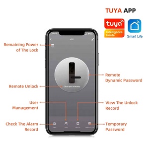 Tuya 3d yüz tanıma akıllı kapı kilidi elektrik güvenlik ev yüz tanıma parmak izi kapı kilit - Product Image 6