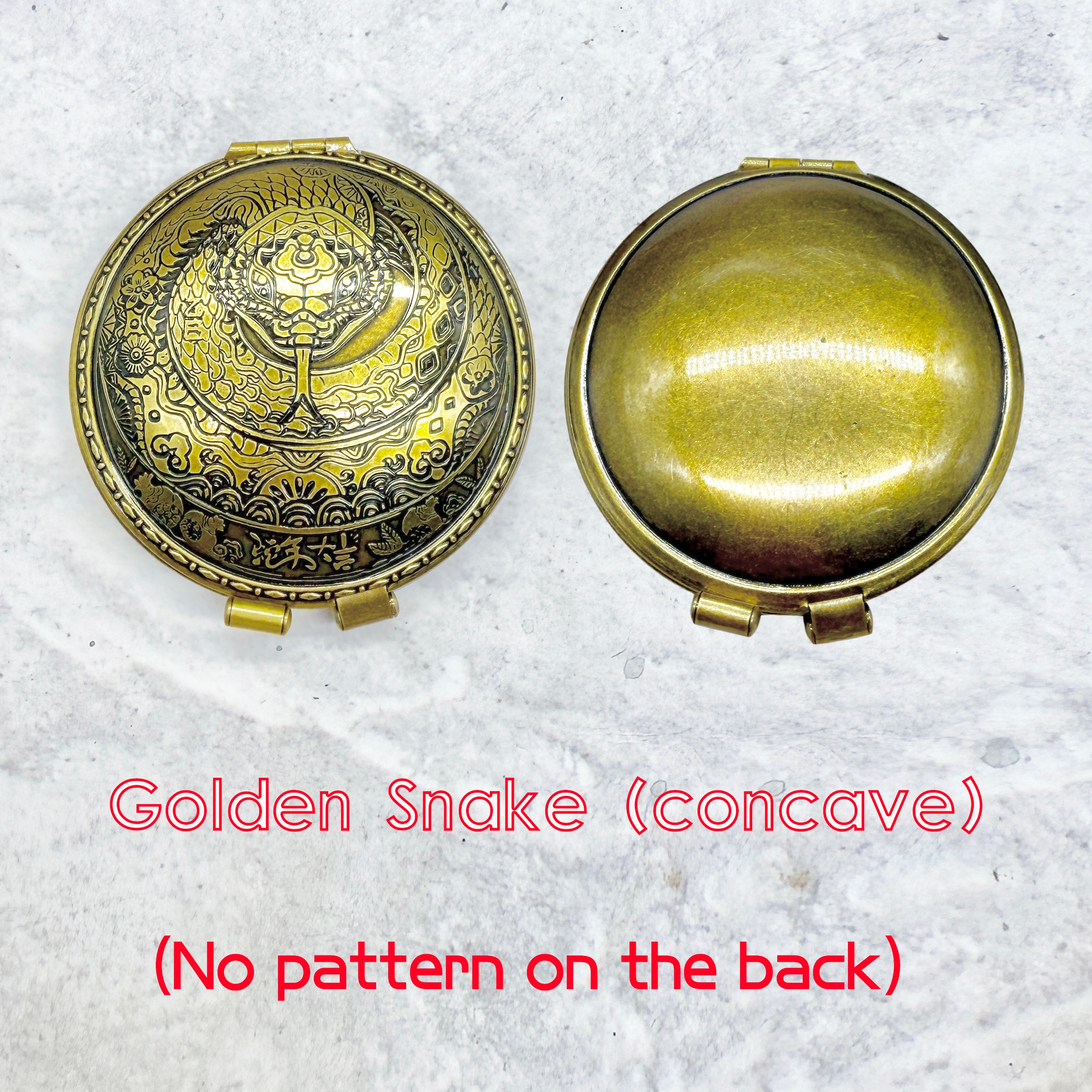 Serpent doré (concave)
