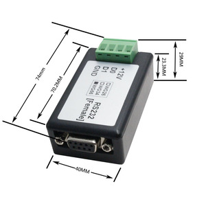 Bidirektion aler Übertragungs wandler RS232 zu Wiegand WG ASCII-Text Typ Für Tür zugangs kontrolle - Product Image 6