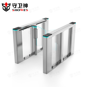 Cancelli pedonali automatici giradischi di controllo accessi Rfid sistema Qr codice lettore Swing barriera cancello - Product Image 3