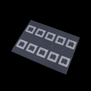 A4 2*5 Format 10 Chips Per Sheet 13.56MHz HF EV1 Wet <strong>Inlay</strong> with Stickers - Product Image 5