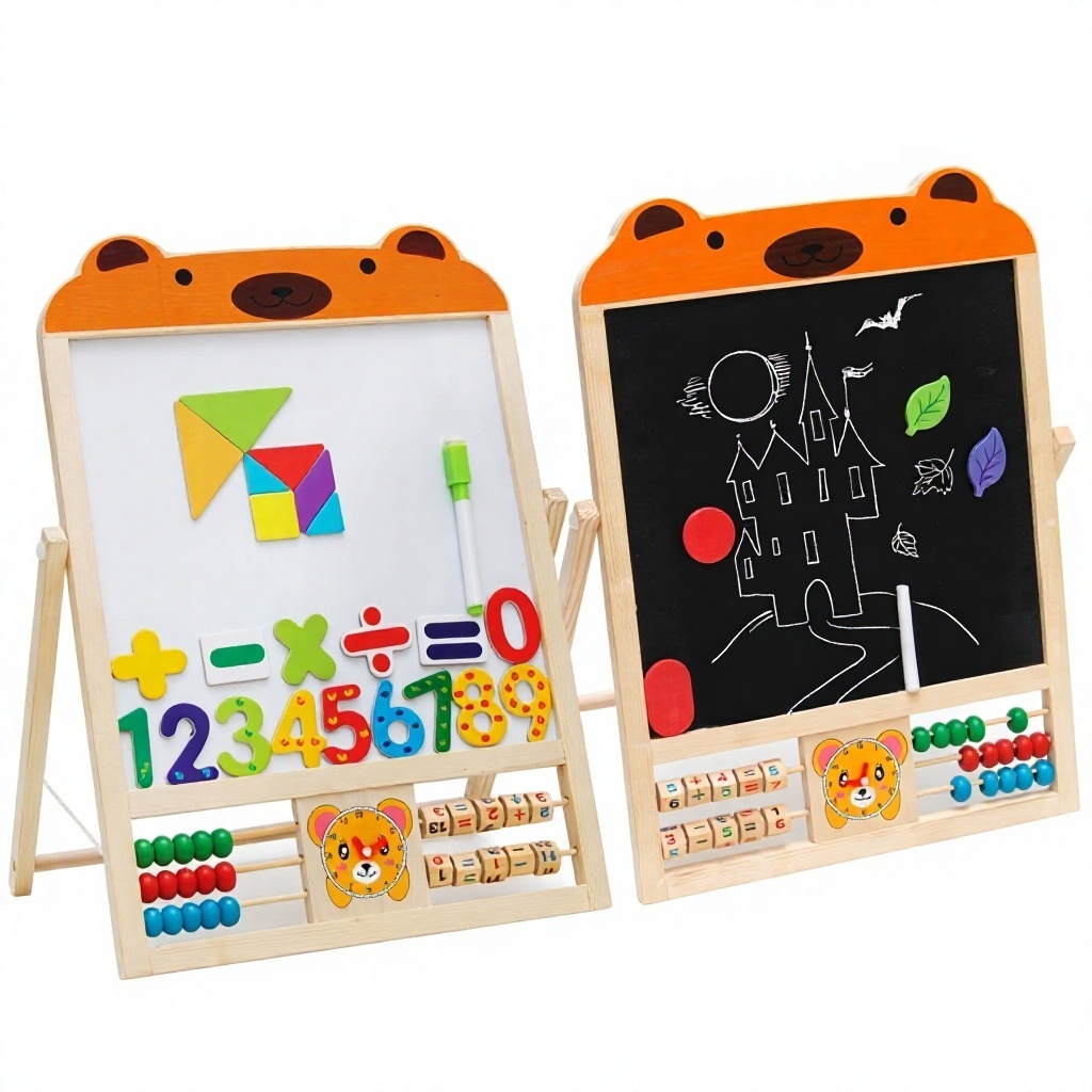 Tavolo da disegno per piccoli artisti in stile rana