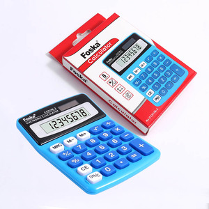 Foska Mini dimensione aggiunta di sottrazione moltiplicazione e funzione di divisione calcolatrice tascabile di base per la scuola e l'ufficio fornitore - Product Image 1