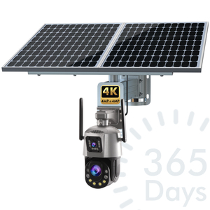 TecDeft, самая дешевая цена, 24/7, полная запись 4 МП, 4K PTZ PIR, Солнечная IP-камера, Солнечная 4G Sim-камера для фермы - Product Image 1