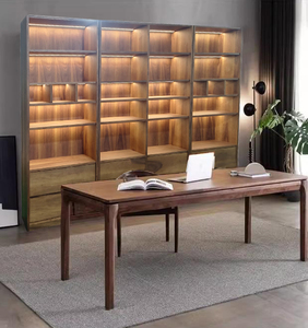 Ahşap kitaplık tasarım oturma odası kitap rafı kütüphane depolama dolabı kitap shelvese kitaplık - Product Image 3