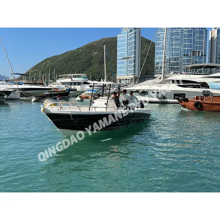 fiberglass alloy fishing boat big luxury yacht Cabin Cruiser Yacht Luxury Boat for sale