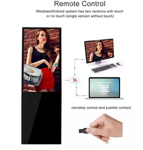 32 55 Inch Indoor Vertical Android Wifi <strong>Lcd</strong> Advertising Kiosk Digital Signage Standee Floor Stand Text Graphics <strong>Display</strong> <strong>Function</strong> - Product Image 6