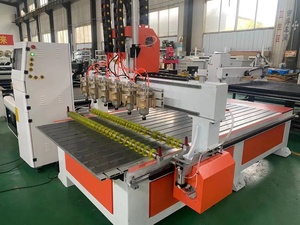 中国价格多头2 4 6主轴3轴3d木材数控刳刨机1325木工数控刳刨机 - Product Image 2
