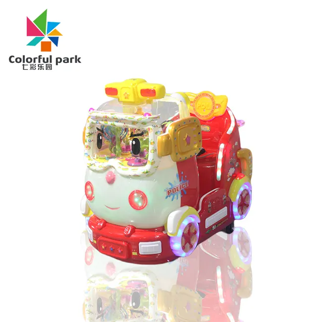 Máquina de balanço para crianças, sala de jogos colorida e divertida em fibra de vidro, jogos infantis a fichas, máquina de balanço para crianças