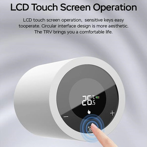 Smart life zigbee termostato trv valvola del radiatore attuatore regolatore di temperatura automatico programmabile lcd per alexa google home - Product Image 2