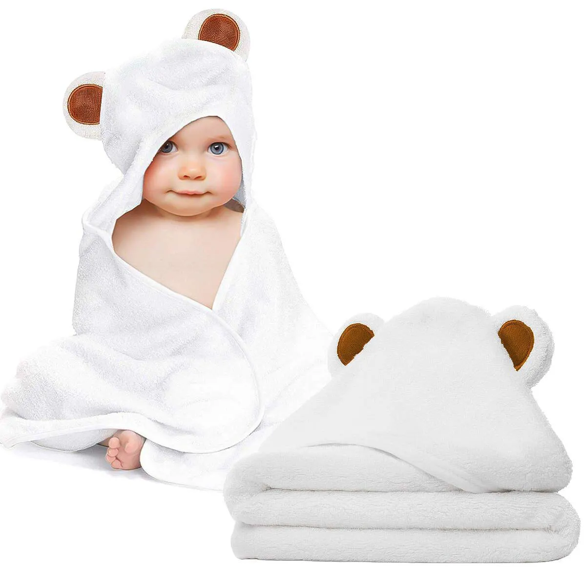 Wholesale organic bio baumwolle bathrobe cotton hooded bathrobes for baby bathrobe