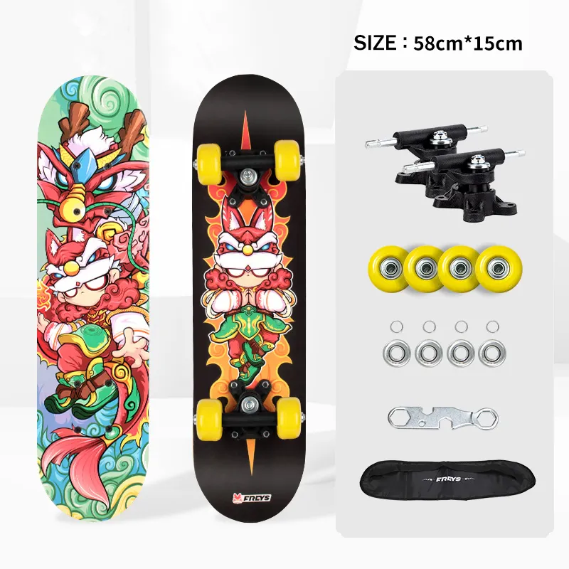 Kreativitas tak terbatas papa reti 24 inci toko untuk skateboard skateboard profesional untuk penggemar olahraga
