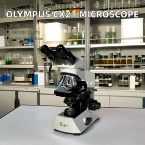 Microscopio biológico LCD iluminado con luz LED, microscopios ópticos binoculares y trinoculares de dos vías - Product Image 3