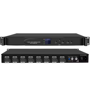 Agile 16in1 <strong>Analog</strong> Cable TV Headend PAL Modulator Digital H.264 <strong>Video</strong> Encoder IPTV Encoder Audio <strong>Input</strong> Web Management UDP - Product Image 4