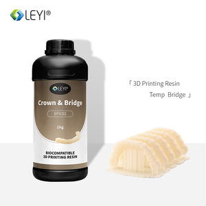 LEYI 3D stampa resina dentale ad alta resistenza alla flessione per restauri temporanei corona e ponte con stampante 3D - Product Image 1