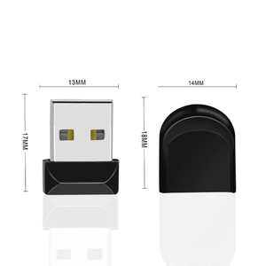 Mini USB Flash Drive 2.0/3.0 U Disk Kunststoff mit Hut Mini Metall Memory Stick 4GB 128GB für Computer Pen Drive - Product Image 3