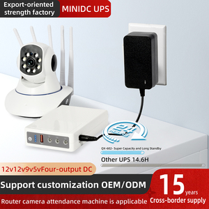 18000mAh Portable Mini UPS for WiFi Router 5V/9V/12V Multi-Output Lithium Battery <strong>Backup</strong> with Surge Protection Long <strong>Backup</strong> Time - Product Image 2