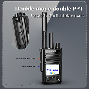 VBTER Handheld UHF Walkie Talkie Ran 4G POC Radio with 5000km Internet GPS Function Supports 2G/3G/4G <strong>Network</strong> 16 English - Product Image 3
